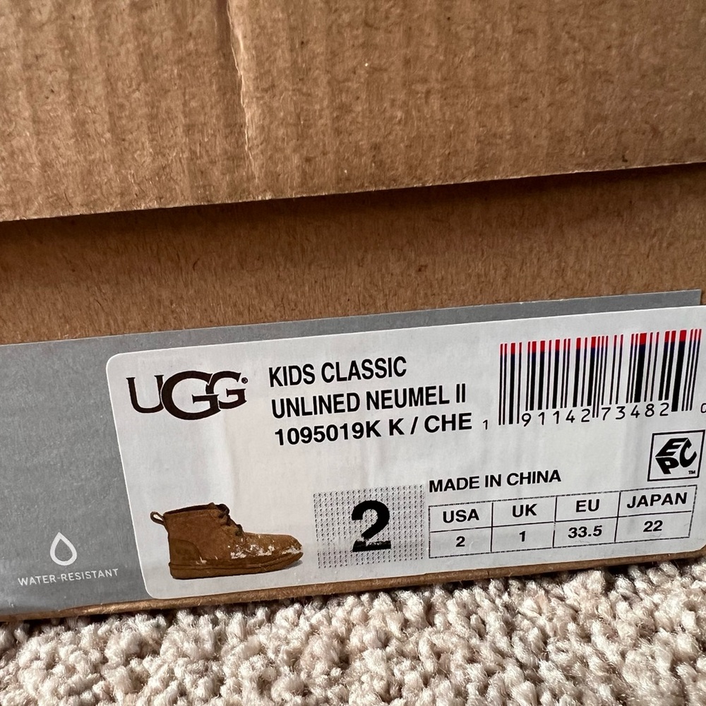 UGG Kids Classic Unlined Neumel II Boots